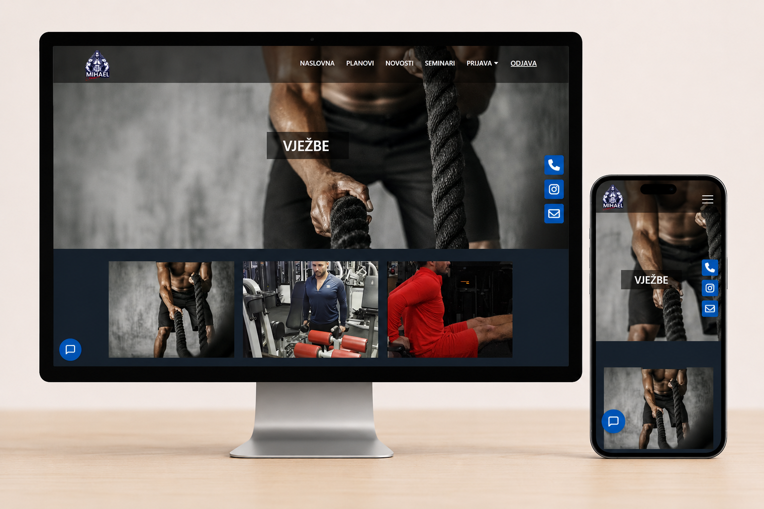 Mihael Fitness screenshot
